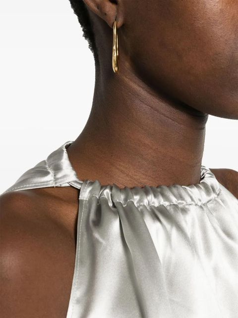 LouLou de Saison Morene metallic maxi dress - Grey - zdjęcie produktu nr 2