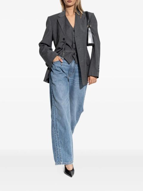 Alexander Wang chain-embellished waistcoat - Grey