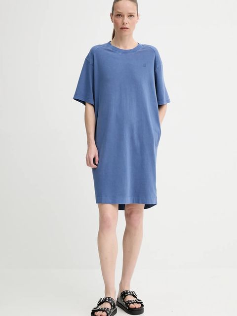 G-Star sukienka kolor niebieski mini oversize D26095-C756 - zdjęcie produktu nr 1