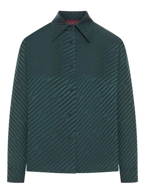Gucci striped shirt - Green - zdjęcie produktu nr 1