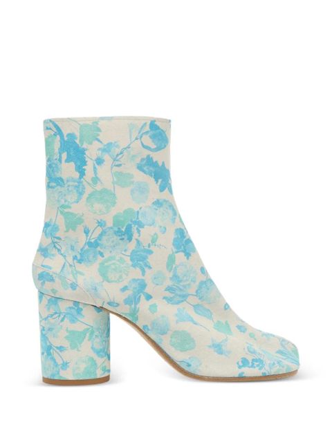 Maison Margiela floral-detail boots - Blue - zdjęcie produktu nr 1