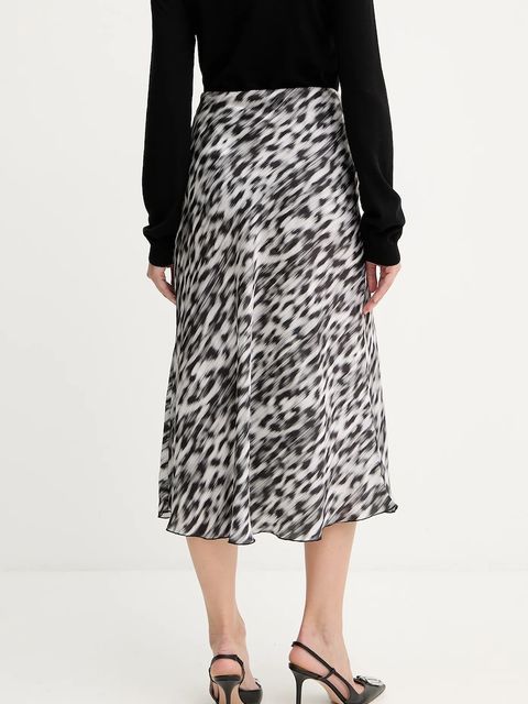 Silvian Heach spódnica SILGA kolor czarny midi rozkloszowana GPA25457LO