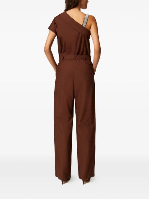 TWINSET one-shoulder jumpsuit - Brown - zdjęcie produktu nr 2