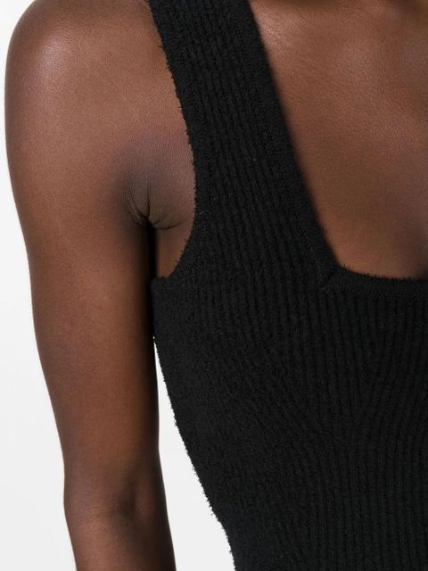 WARDROBE.NYC sleeveless midi dress - Black