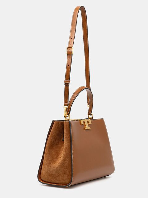 Tory Burch torebka skórzana Eleanor kolor brązowy 137312-201 - zdjęcie produktu nr 2