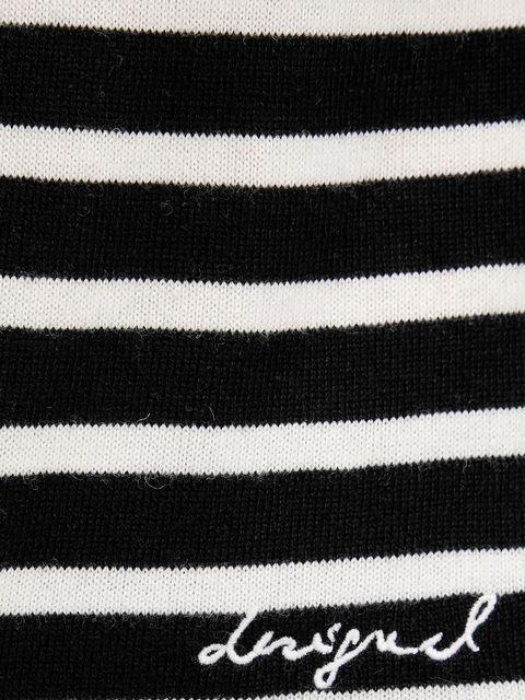 Desigual sweter z wełną BERGEN damski kolor czarny lekki 25WWJF08