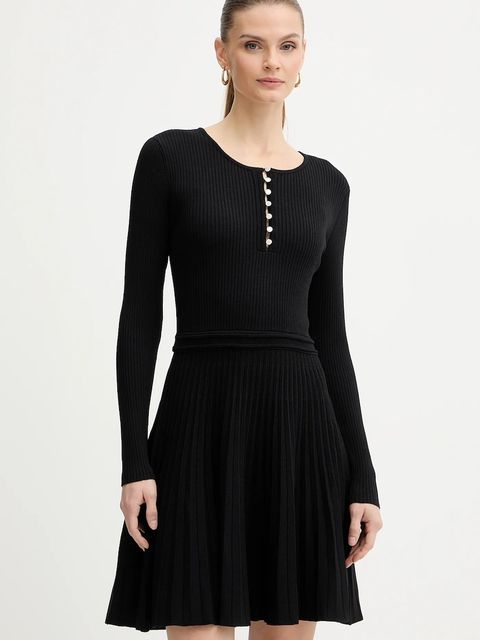 Morgan sukienka kolor czarny mini rozkloszowana RMCOSI - zdjęcie produktu nr 1