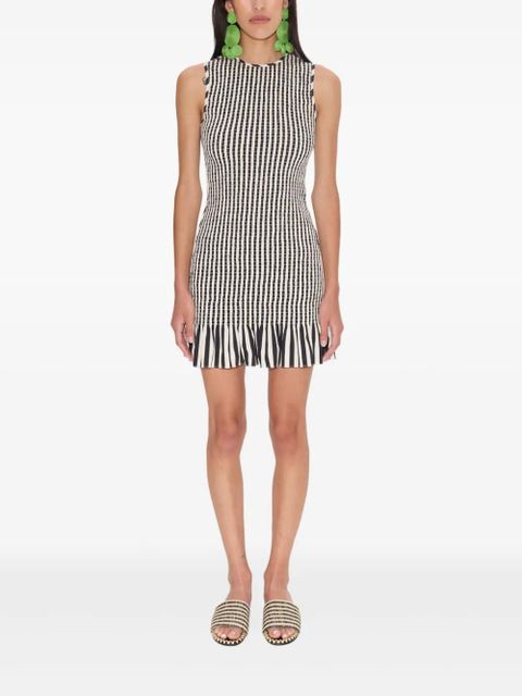 Simon Miller Belle smocked mini dress - Black - zdjęcie produktu nr 2