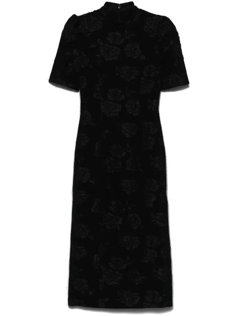 ROTATE BIRGER CHRISTENSEN jacquard midi dress - Black - zdjęcie produktu nr 1