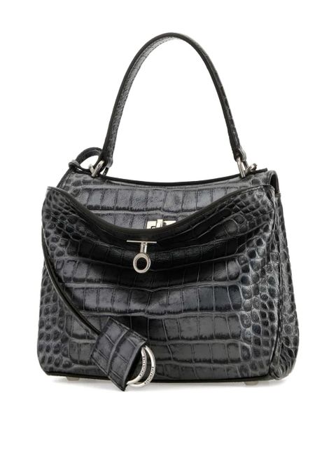 Balenciaga embossed croc rodeo tote bag - Grey - zdjęcie produktu nr 2