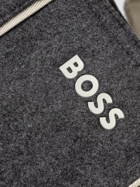 BOSS torebka kolor szary 50552483