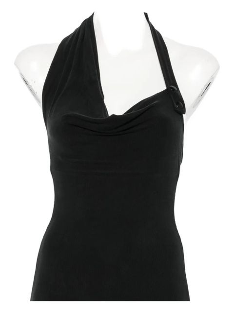 Aya Muse halterneck maxi dress - Black