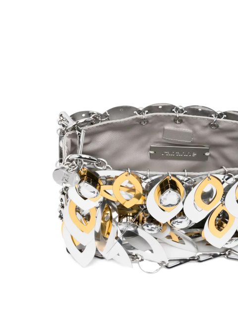 Rabanne nano Teardrop shoulder bag - Silver