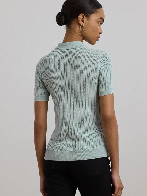 Lauren Ralph Lauren polo damskie kolor niebieski 200963653