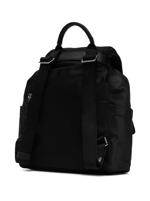 Tory Burch recycled nylon flap backpack - Black