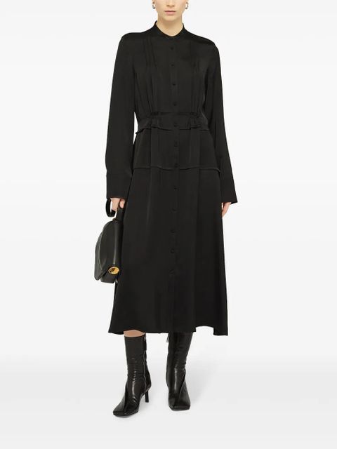 Jil Sander collarless midi dress - Black - zdjęcie produktu nr 2