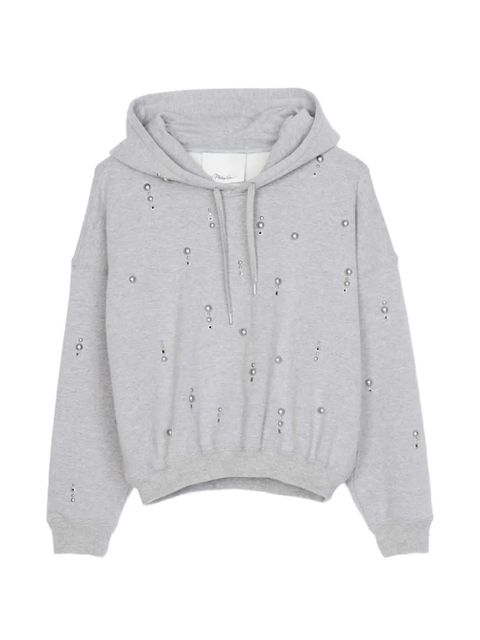 3.1 Phillip Lim embellishment hoodie - Grey - zdjęcie produktu nr 1