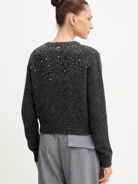 Fracomina kardigan damski kolor szary FJ25WT8001K47401 - zdjęcie produktu nr 2