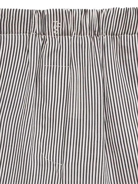 The Frankie Shop Lui striped boxer shorts - White - zdjęcie produktu nr 2