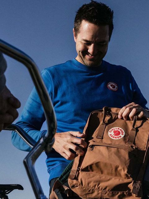 Fjallraven plecak Kanken kolor beżowy duży gładki F23510