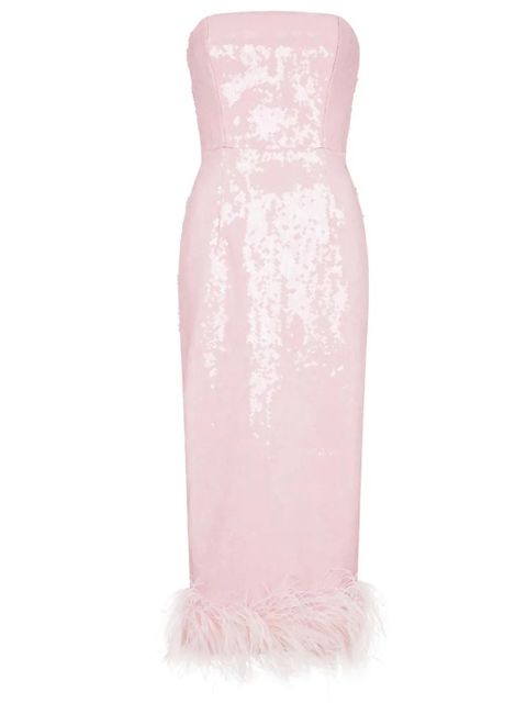 16Arlington Minelli sequin-embellished midi dress - Pink - zdjęcie produktu nr 1