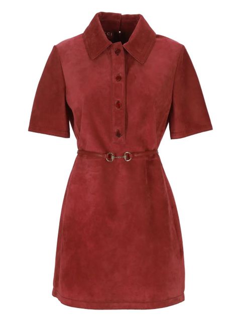 Gucci belted mini dress - Red - zdjęcie produktu nr 1