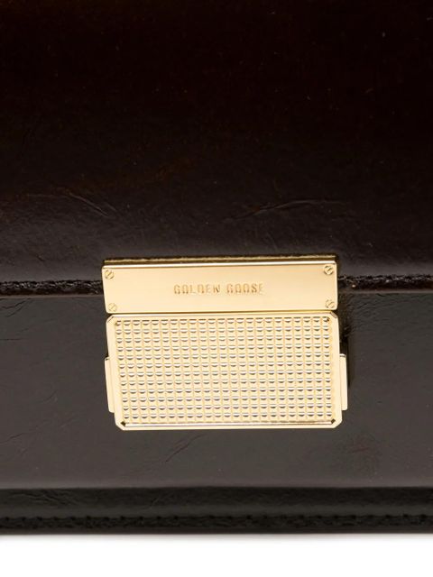 Golden Goose top-handle leather tote bag - Brown