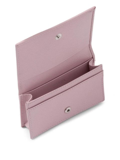 Prada triangle-logo cardholder - Pink - zdjęcie produktu nr 2