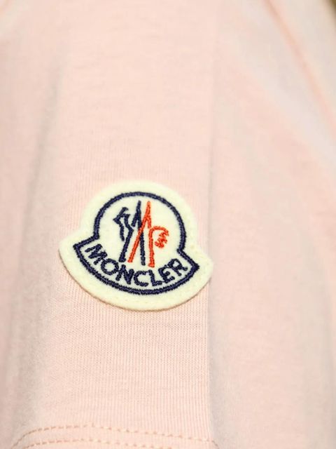 Moncler logo-patch T-shirt - Pink - zdjęcie produktu nr 2