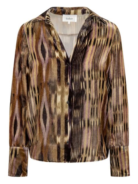 Ba&Sh buttoned patterned shirt - Brown - zdjęcie produktu nr 1