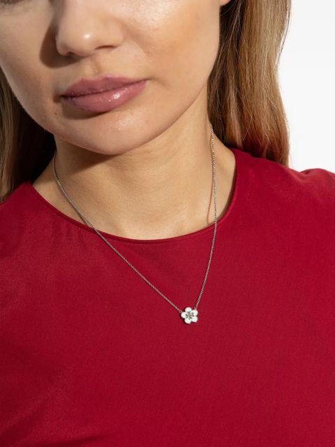 Tory Burch flower pendant necklace - Silver - zdjęcie produktu nr 2