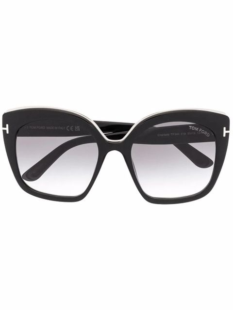 TOM FORD Eyewear oversized-frame sunglasses - Black - zdjęcie produktu nr 1