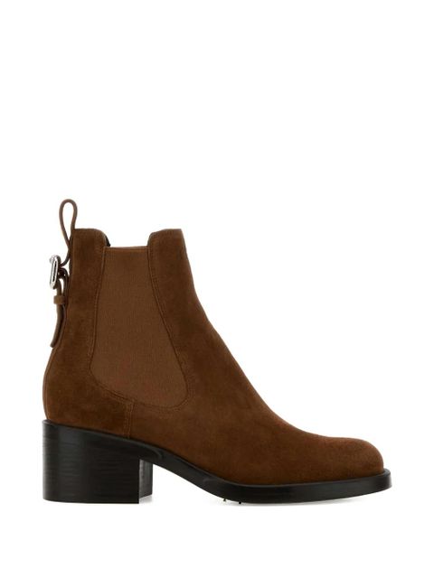 Chloé Dakota buckle-detail suede ankle boots - Brown - zdjęcie produktu nr 1