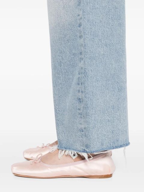 AGOLDE low curve fray jeans - Blue