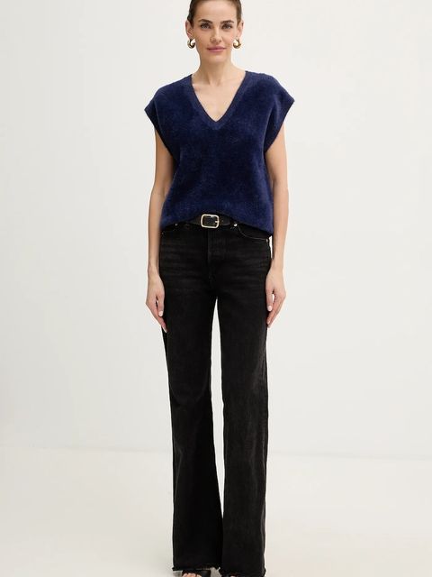 Morgan kamizelka damski kolor granatowy MCATHY - zdjęcie produktu nr 2