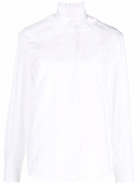Rabanne ruffled shirt - White - zdjęcie produktu nr 1