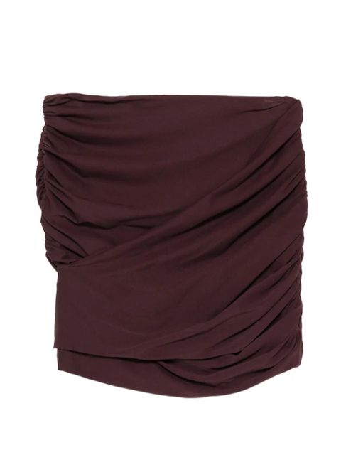 Magda Butrym ruched knotted swim skirt - Red - zdjęcie produktu nr 2