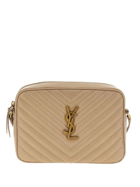Saint Laurent small Lou logo-detail cross body bag - Neutrals - zdjęcie produktu nr 1