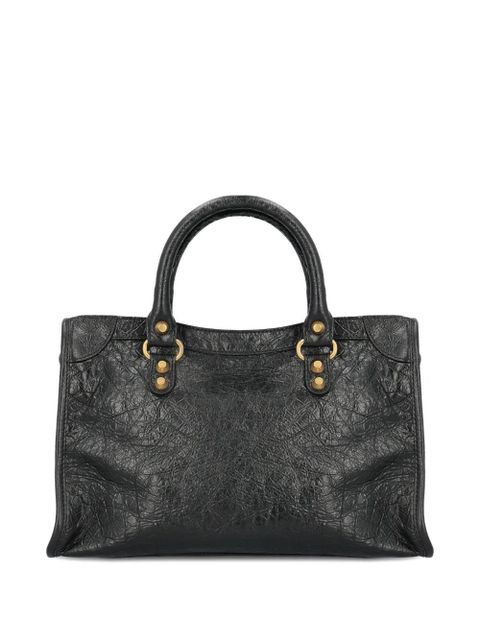 Balenciaga small Le City stud textured tote bag - Black - zdjęcie produktu nr 2