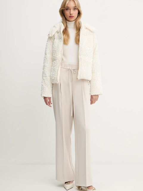 Fracomina kurtka kolor beżowy zimowa FP25WC3009O429N6 - zdjęcie produktu nr 2