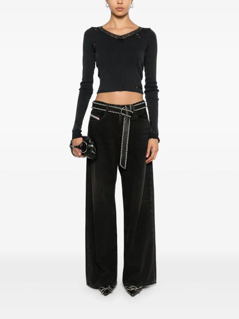 Diesel 1996 D-Sire wide-leg jeans - Black - zdjęcie produktu nr 2