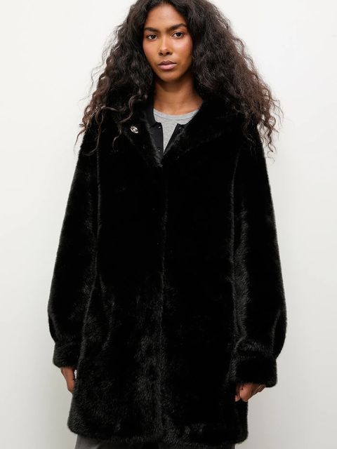 Answear.LAB płaszcz kolor czarny