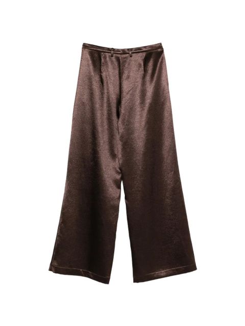 Alysi belt-loop pocket palazzo pants - Brown - zdjęcie produktu nr 2