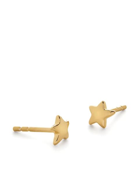 Monica Vinader star-shaped stud earrings - Gold