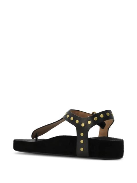 ISABEL MARANT Enore studded sandals - Black