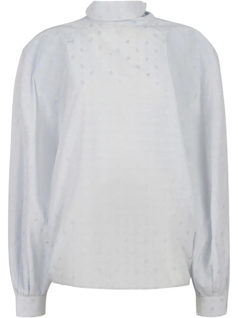 Marni high-collar shirt - Blue - zdjęcie produktu nr 1