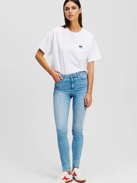 Karl Lagerfeld jeansy damskie kolor niebieski A2W10143 - zdjęcie produktu nr 1