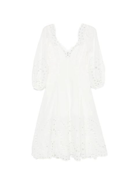 Charo Ruiz Ibiza Corbin lace-detail midi dress - White - zdjęcie produktu nr 1