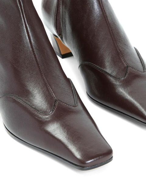 KHAITE 40mm Nevada ankle boots - Brown