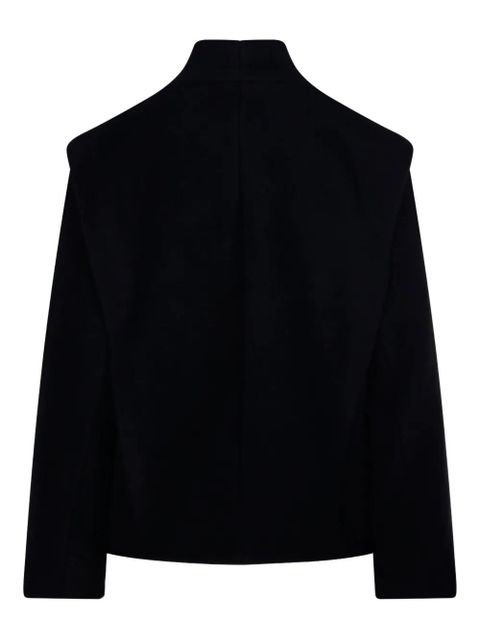 ISABEL MARANT Dyogo padded-shoulder button coat - Black - zdjęcie produktu nr 2